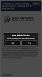 Mobile Screenshot of nashuadatasolutions.com