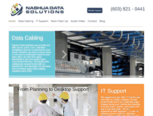 Tablet Screenshot of nashuadatasolutions.com